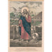 Reproduktion av målningen Bon pastorn Jag är den gode pastorn - Currier & Ives