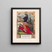 Jesus fall för tredje gången - Currier & Ives — inramlat konstverk på väggen