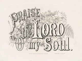 Loue le Seigneur, ô mon âme - Currier & Ives — vy av konstverket