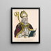 Saint Patrick - Currier Ives — inramlat konstverk på väggen