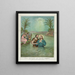 Le Baptême du Christ - Currier Ives — inramlat konstverk på väggen