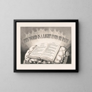 Currier  Ives - Thy word is a light unto my path.webp