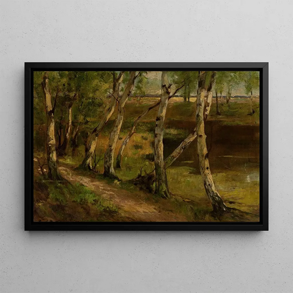 Curt Agthe - Birches at waterside.webp