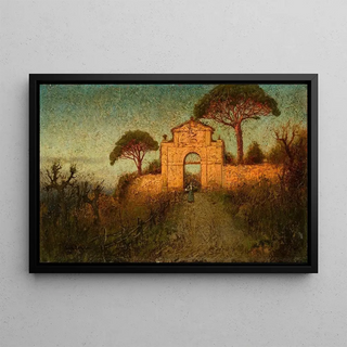 Curt Agthe - View of the Roman Campagna near Frascati.webp