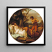 Cymon och Iphigenie - Angelica Kauffmann — inramlat konstverk på väggen