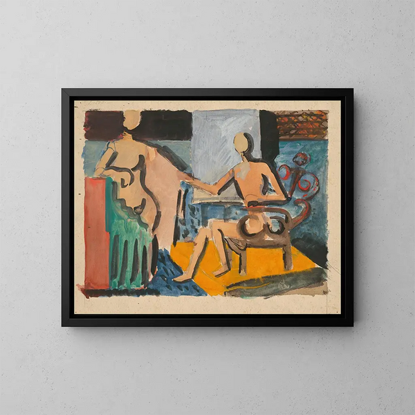 Atelier - Cyprian Majernik — inramlat konstverk på väggen
