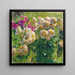 Dahlias - Carl Moll — inramlat konstverk på väggen