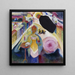 Dame à Moscou - Wassily Kandinsky — inramlat konstverk på väggen