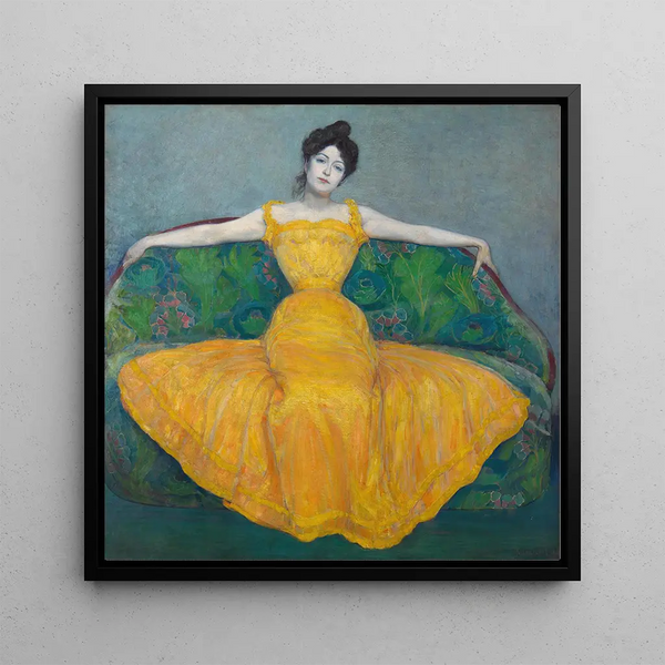 Dame en jaune - Max Kurzweil