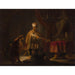 Reproduktion av målningen Daniel och Cyrus framför idol Bel - Rembrandt van Rijn