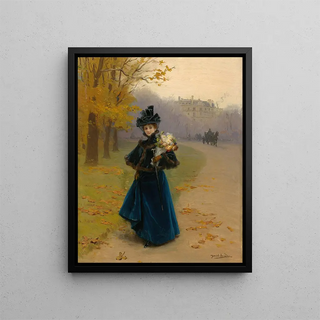 Daniel Hernndez Morillo - Woman In The Bois De Boulogne.webp