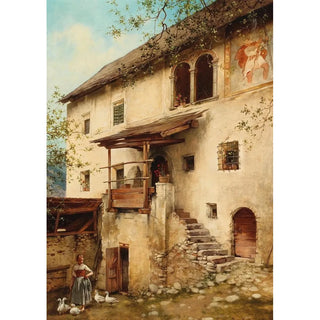 Daniel Hock - Bauernhof Motiv aus Sdtirol bei Klausen.webp