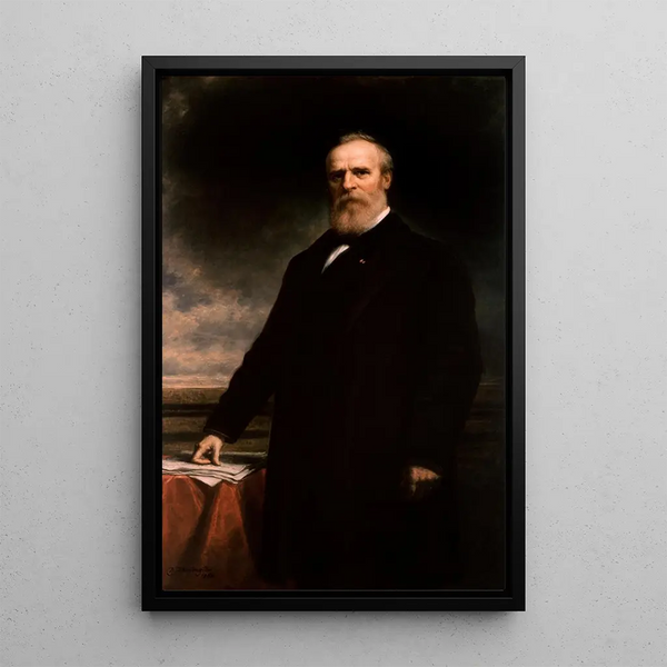 Reproduktion av målningen Rutherford Birchard Hayes - Daniel Huntington