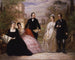 La famille Field dans un jardin - Daniel Huntington — vy av konstverket