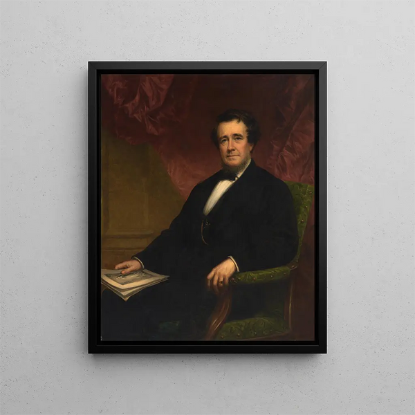 William Henry Aspinwall - Daniel Huntington — inramlat konstverk på väggen