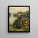 Nya intressanta - Daniel Ridgway Knight — inramlat konstverk på väggen