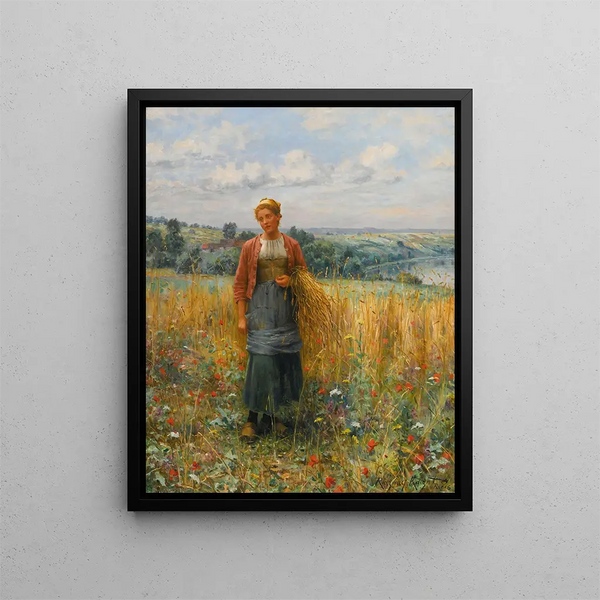 Jeannine Gleaning - Daniel Ridgway Knight — inramlat konstverk på väggen