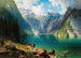 Vue du lac Königssee - Daniel Somogyi — vy av konstverket