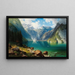 Vue du lac Königssee - Daniel Somogyi — inramlat konstverk på väggen