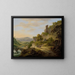 Vue de Civita Castellana - Daniël Dupré — inramlat konstverk på väggen