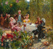 I sommarhuset - Aleksander Gierymski — vy av konstverket