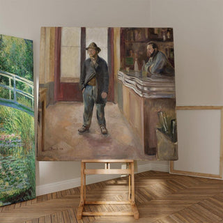 Dans la taverne - Edvard Munch | Reproduction Tableau Décoration murale affiche copie