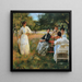 I fruktträdgården - Edmund Charles Tarbell — inramlat konstverk på väggen