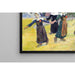 Reproduktion av målningen Danse Bretonne des Filles à Pont Aven av Paul Gauguin