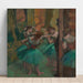 Reproduktion av målningen Danserskor, rosor och grönt - Edgar Degas