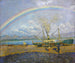 La pluie à la baie de Santoa - Darío de Regoyos — vy av konstverket