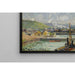 Reproduktion av målningen Darse de Pêche och Bassin Duquesne, Dieppe - Camille Pissarro