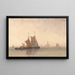 Morgon i Antwerpen - David Cox — inramlat konstverk på väggen