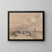 Le port de Dieppe, vent frais - David Cox — inramlat konstverk på väggen