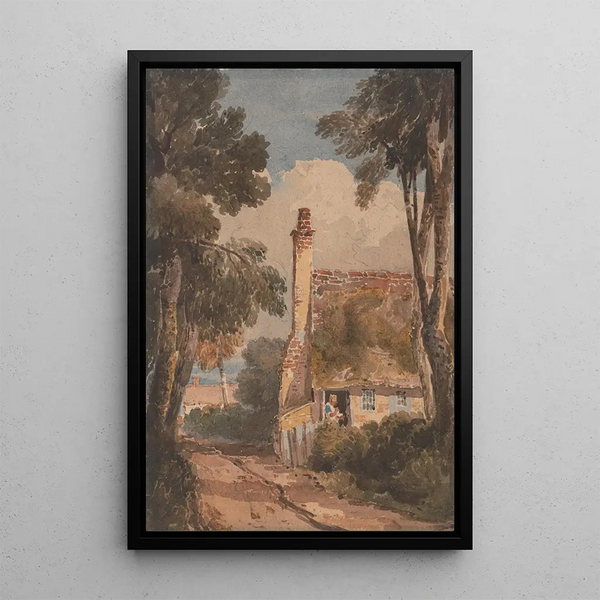 Reproduktion av målningen Harborne - David Cox
