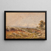 Scène de lande - David Cox — inramlat konstverk på väggen