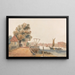 Millbank - David Cox — inramlat konstverk på väggen