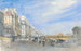 Pont Neuf från Quai de l'École, Paris - David Cox — vy av konstverket