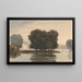 Pont de Richmond - David Cox — inramlat konstverk på väggen