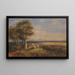 L'alouette - David Cox — inramlat konstverk på väggen