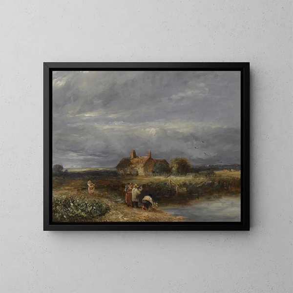 Les jeunes marins - David Cox — inramlat konstverk på väggen
