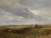 Resenärer i ett landskap - David Cox — vy av konstverket