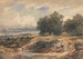 Landskap med män som silar sand - David Cox Jnr — vy av konstverket