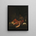 Naturtavla - David Davidsz de Heem — inramlat konstverk på väggen