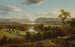 Vue de New Windsor, rivière Hudson - David Johnson — vy av konstverket