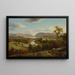 Vue de New Windsor, rivière Hudson - David Johnson — inramlat konstverk på väggen