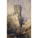 Alcazar Ségovie Spanien - David Roberts — vy av konstverket