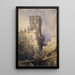 Alcazar Ségovie Spanien - David Roberts — inramlat konstverk på väggen