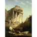 Baalbek Ruiner av Bacchus-templet - David Roberts — vy av konstverket