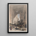 Reproduktion av målningen Bazar des marchands de soie Le Caire - David Roberts