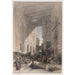 Reproduktion av målningen Bazar des marchands de soie Le Caire - David Roberts